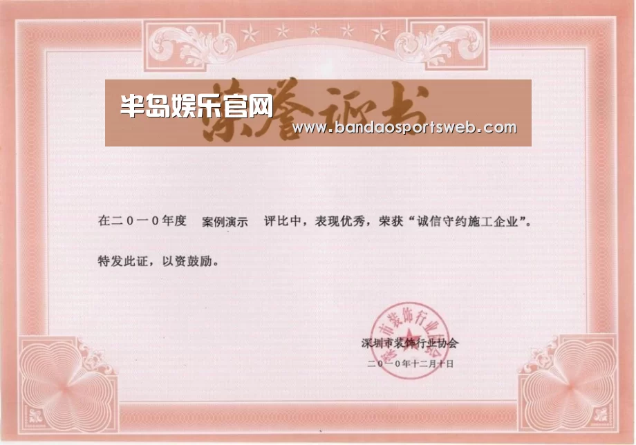 荣誉证书二(图1)