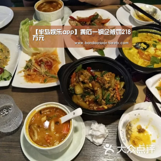 【半岛娱乐app】黄石一钢企被罚218万元(图2) 半岛娱乐app