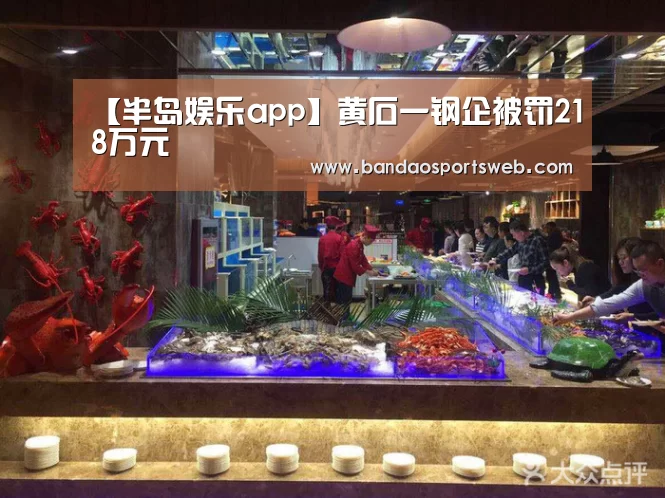 【半岛娱乐app】黄石一钢企被罚218万元(图3) 半岛娱乐app